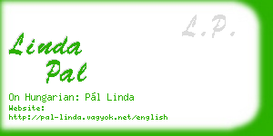 linda pal business card